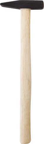 фото Молоток слесарный 100 г деревянная ручка