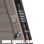 фото Дверь входная металлическая Ницца, 860 мм, правая, цвет грей царга