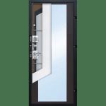 фото Дверь входная металлическая Сенатор 12 см, 860 мм, левая, цвет зеркало венге