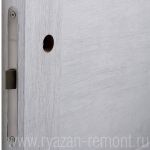 фото Дверь межкомнатная глухая Техно 200х90 см цвет серый дуб